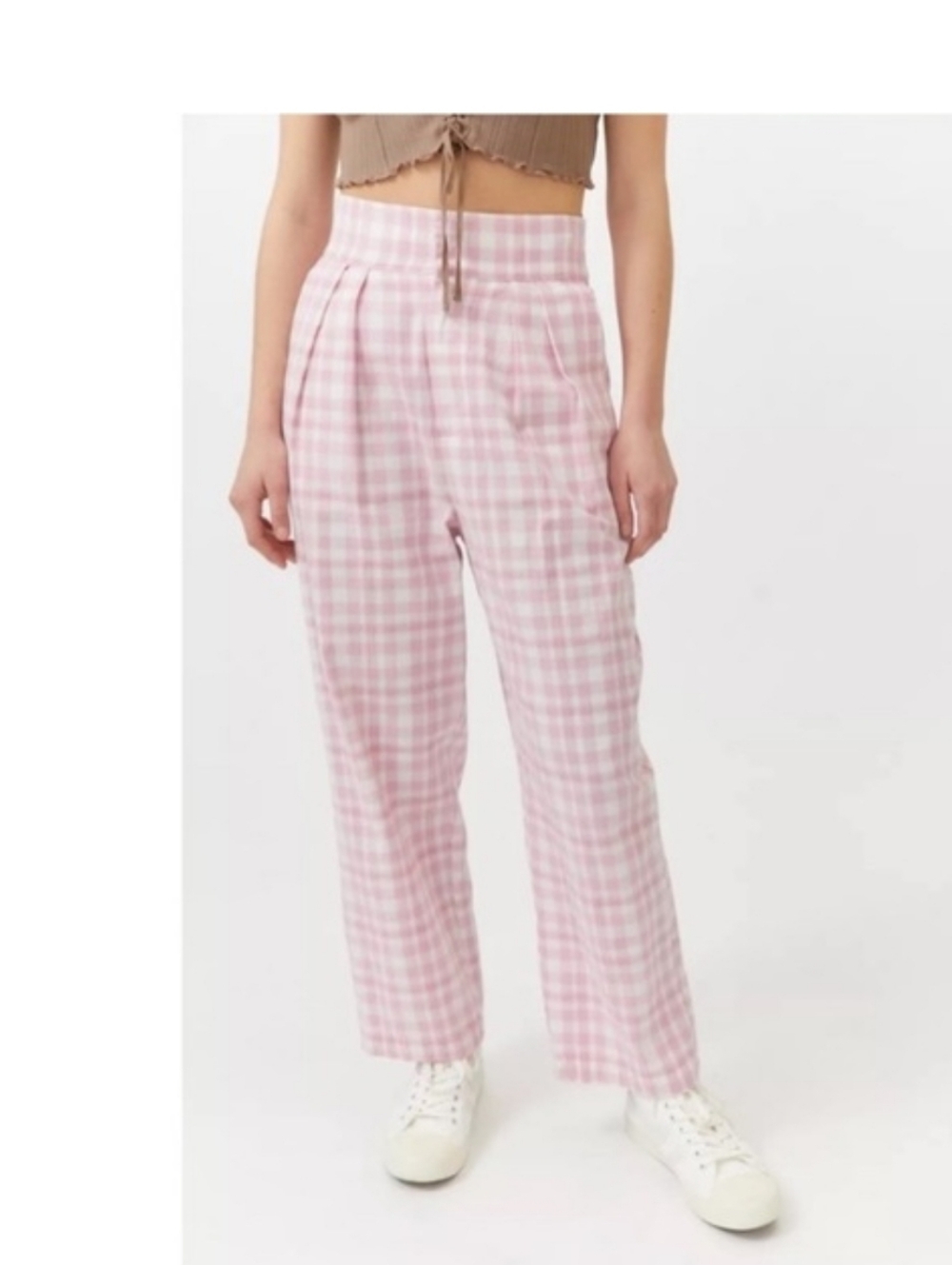 Urban Outfitters Pink Plaid Pants